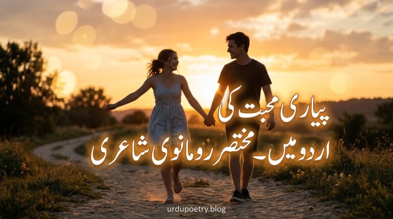 Cute Love Poetry in Urdu – Short Romantic Shayari