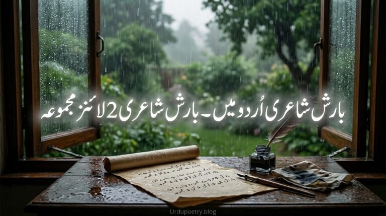 Rain Poetry in Urdu – Barish Shayari 2 Lines Collection
