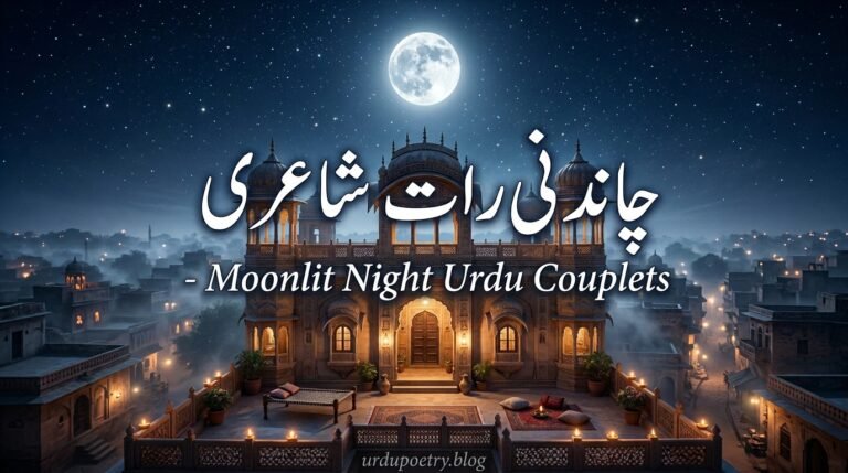 Chandni Raat Shayari – Moonlit Night Urdu Couplets